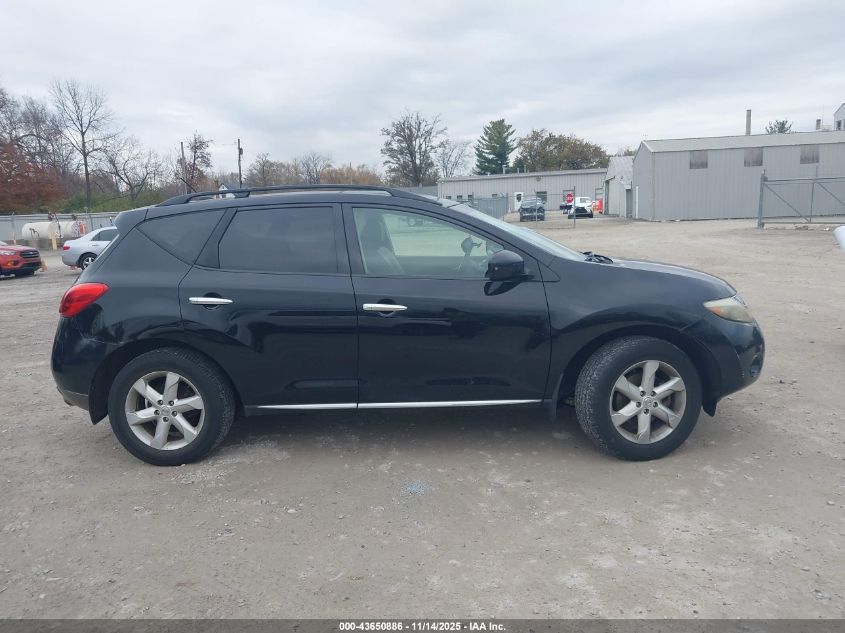 2009 Nissan Murano Sl VIN: JN8AZ18W39W123640 Lot: 43650886