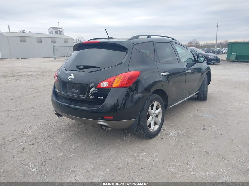 JN8AZ18W39W123640 2009 NISSAN MURANO photo no. 4
