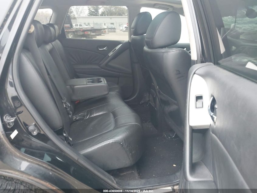 2009 Nissan Murano Sl VIN: JN8AZ18W39W123640 Lot: 43650886