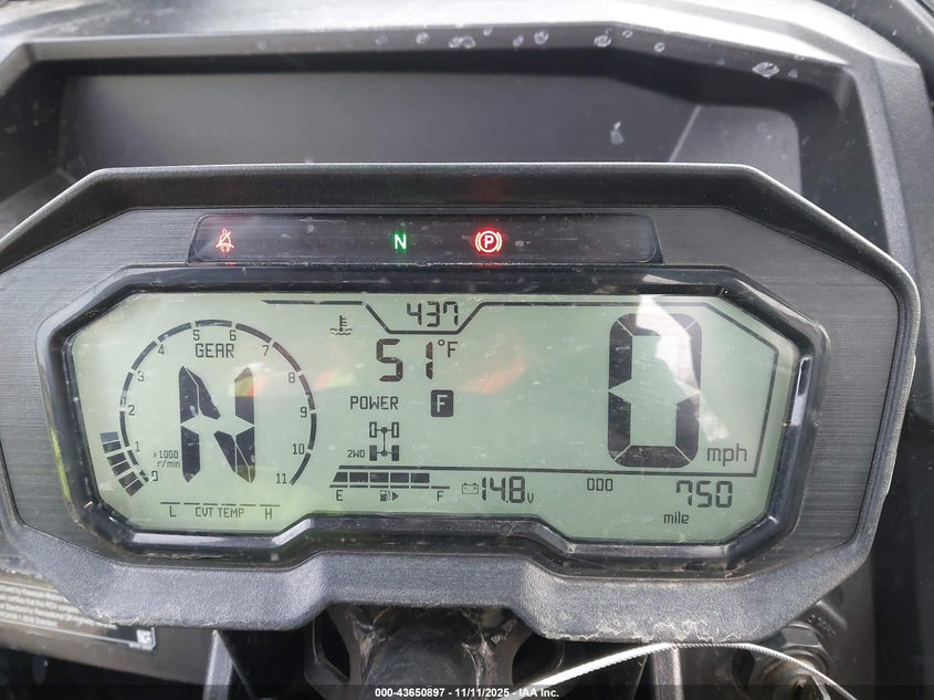 2025 Kawasaki Krf 1000 E VIN: JKARFCE13SB500101 Lot: 43650897