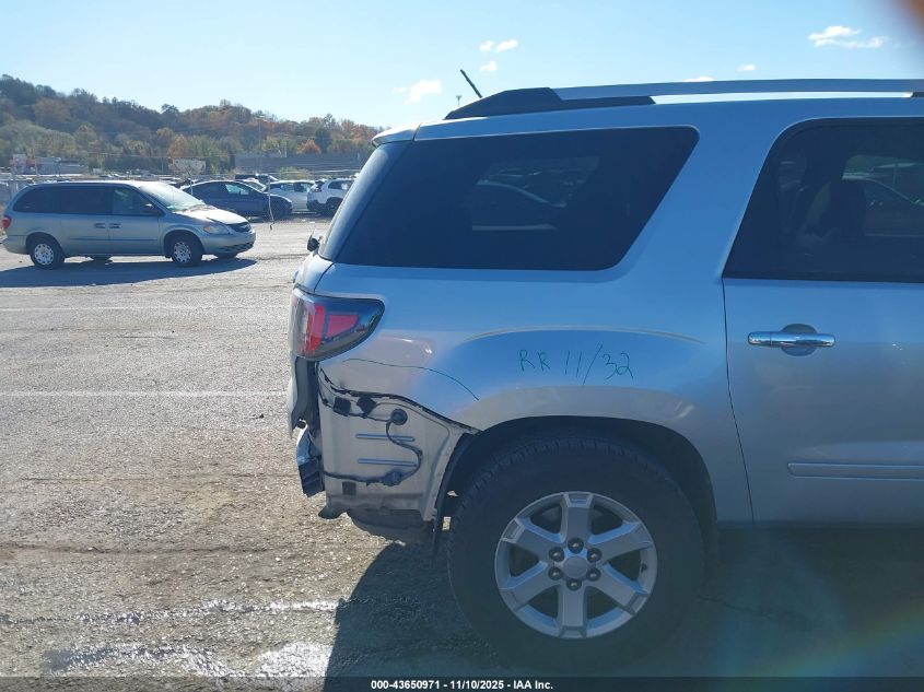 2015 GMC Acadia Sle-2 VIN: 1GKKRPKD2FJ362586 Lot: 43650971