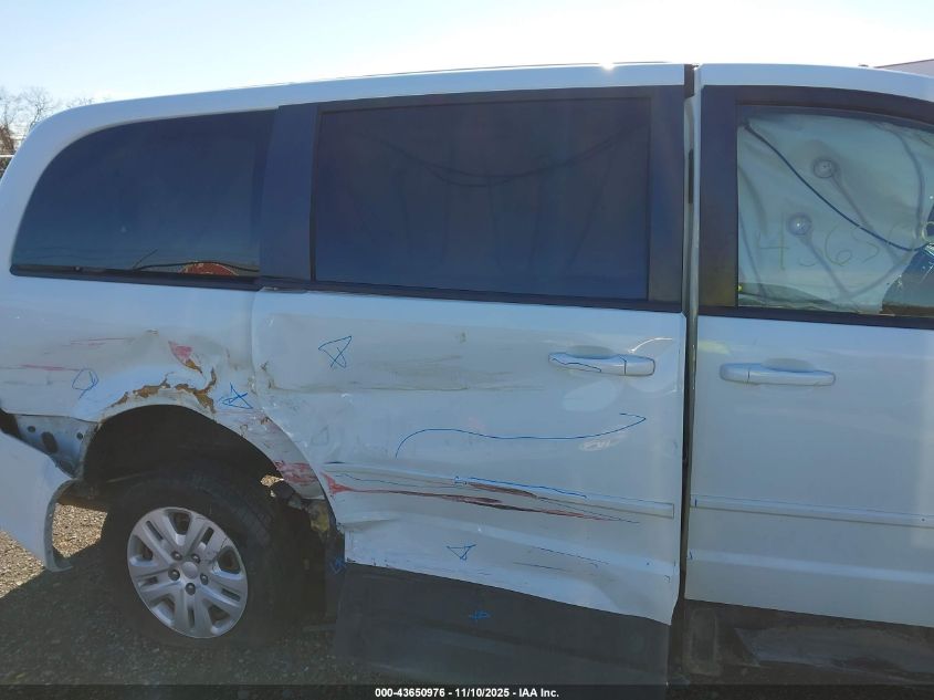 2014 Dodge Grand Caravan Se VIN: 2C7WDGBG7ER465389 Lot: 43650976