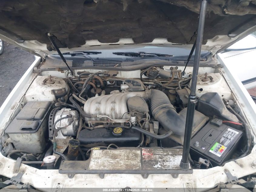 1989 Mercury Sable Gs VIN: 1MEBM50U4KG652741 Lot: 43650978