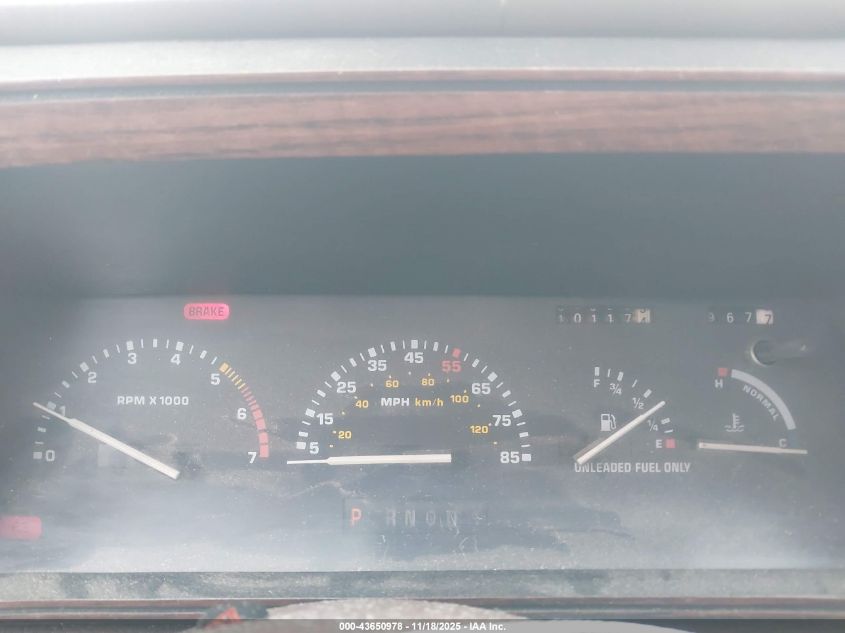 1989 Mercury Sable Gs VIN: 1MEBM50U4KG652741 Lot: 43650978