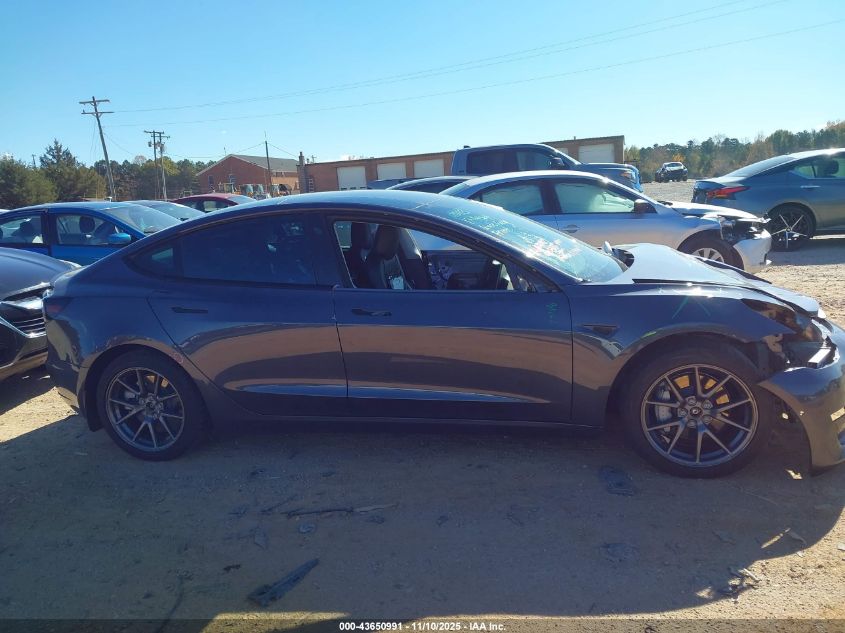 2022 Tesla Model 3 Long Range Dual Motor All-Wheel Drive VIN: 5YJ3E1EB0NF174464 Lot: 43650991