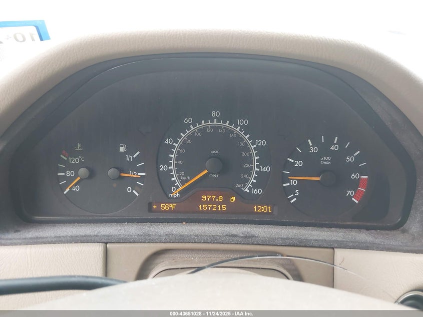 1999 Mercedes-Benz E 320 Awd VIN: WDBJH82F7XX016015 Lot: 43651028