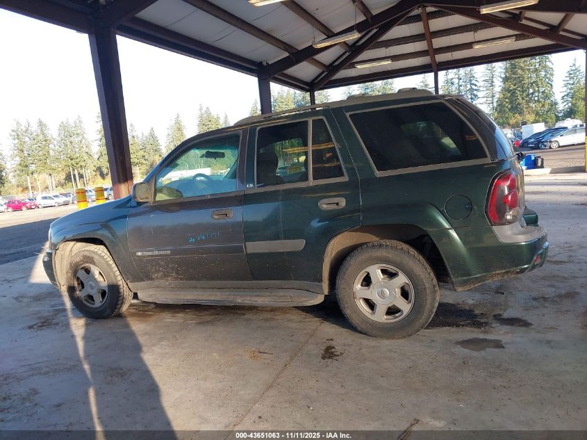 2003 Chevrolet Trailblazer Ls VIN: 1GNDT13S132101656 Lot: 43651063