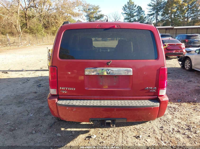 2007 Dodge Nitro Slt/Rt VIN: 1D8GU58677W620393 Lot: 43651126