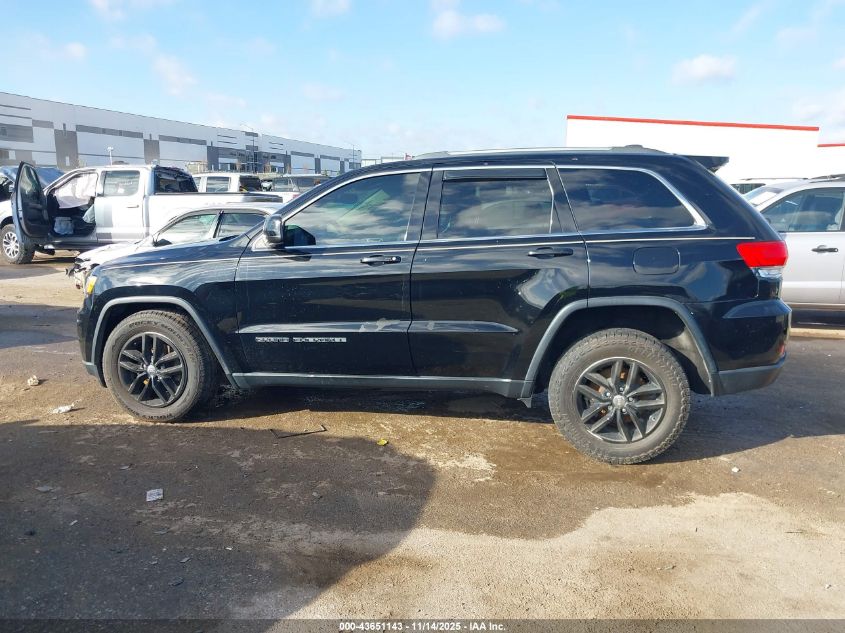 2017 Jeep Grand Cherokee Laredo 4X4 VIN: 1C4RJFAGXHC710696 Lot: 43651143