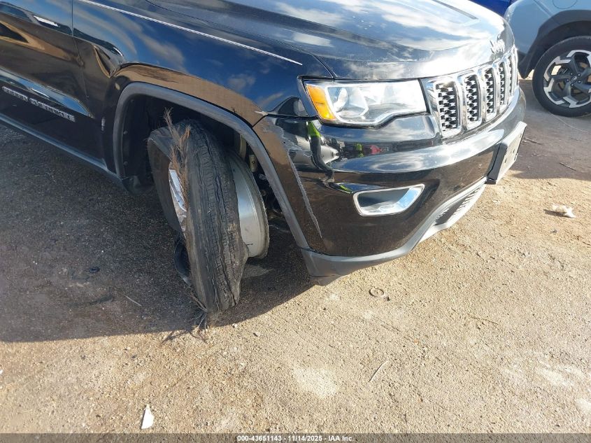 2017 Jeep Grand Cherokee Laredo 4X4 VIN: 1C4RJFAGXHC710696 Lot: 43651143