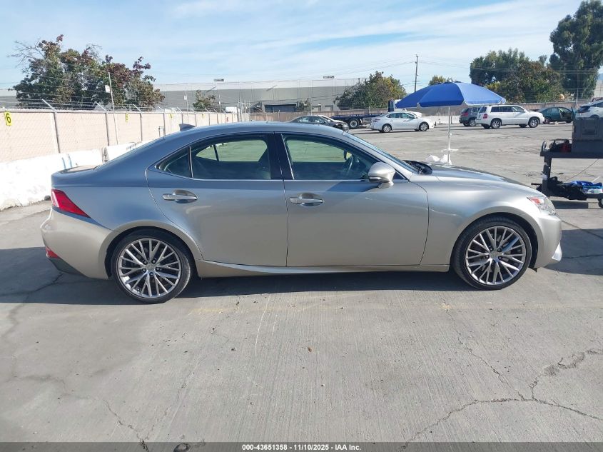 2016 Lexus Is 200T VIN: JTHBA1D24G5011411 Lot: 43651358