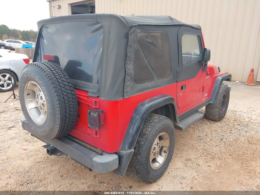 1J4FA49S83P301527 2003 JEEP WRANGLER photo no. 4