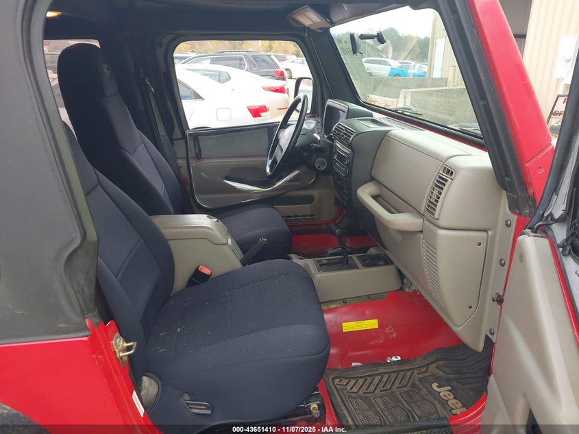 1J4FA49S83P301527 2003 JEEP WRANGLER photo no. 5