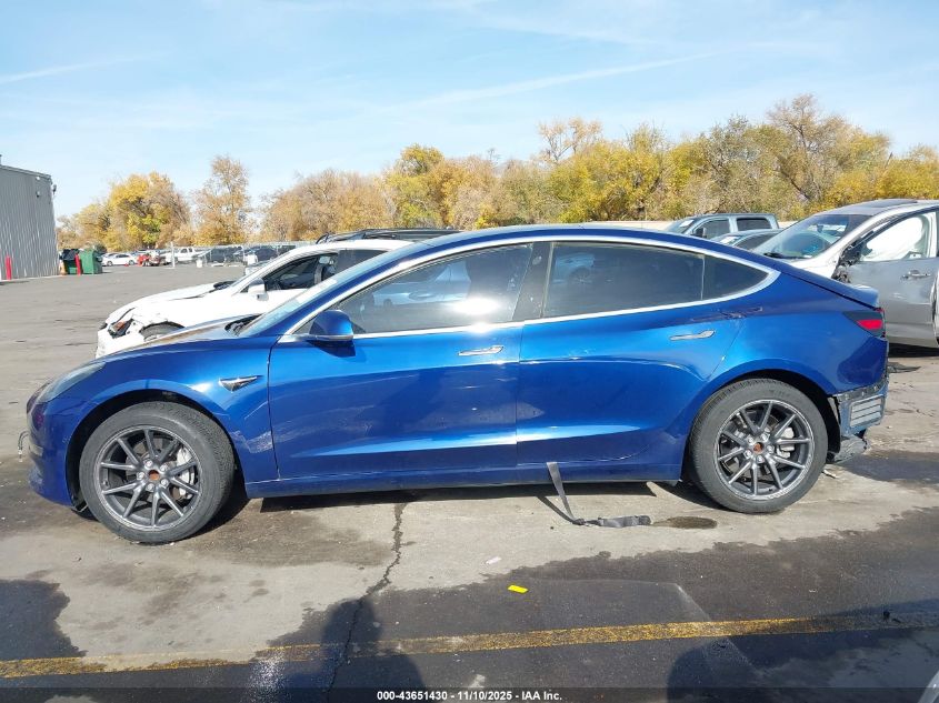 2019 Tesla Model 3 Long Range/Mid Range/Standard Range/Standard Range Plus VIN: 5YJ3E1EA9KF421242 Lot: 43651430