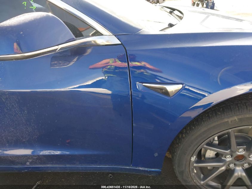 2019 Tesla Model 3 Long Range/Mid Range/Standard Range/Standard Range Plus VIN: 5YJ3E1EA9KF421242 Lot: 43651430