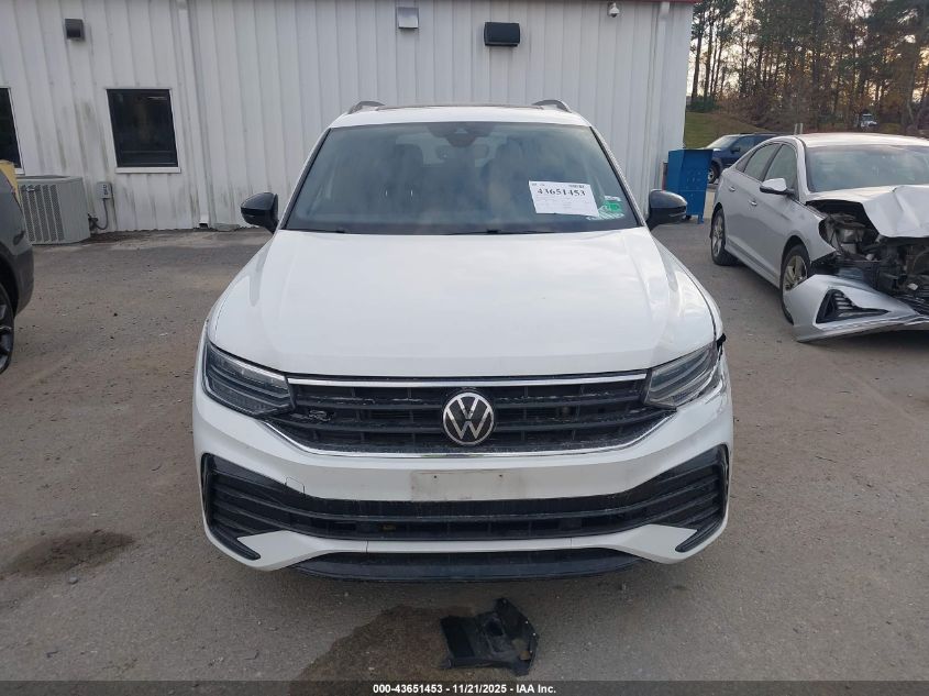 2022 Volkswagen Tiguan 2.0T Se R-Line Black VIN: 3VVCB7AX8NM115883 Lot: 43651453