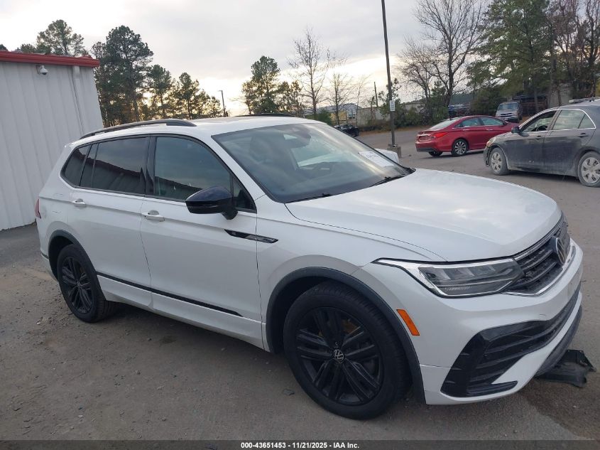 2022 Volkswagen Tiguan 2.0T Se R-Line Black VIN: 3VVCB7AX8NM115883 Lot: 43651453