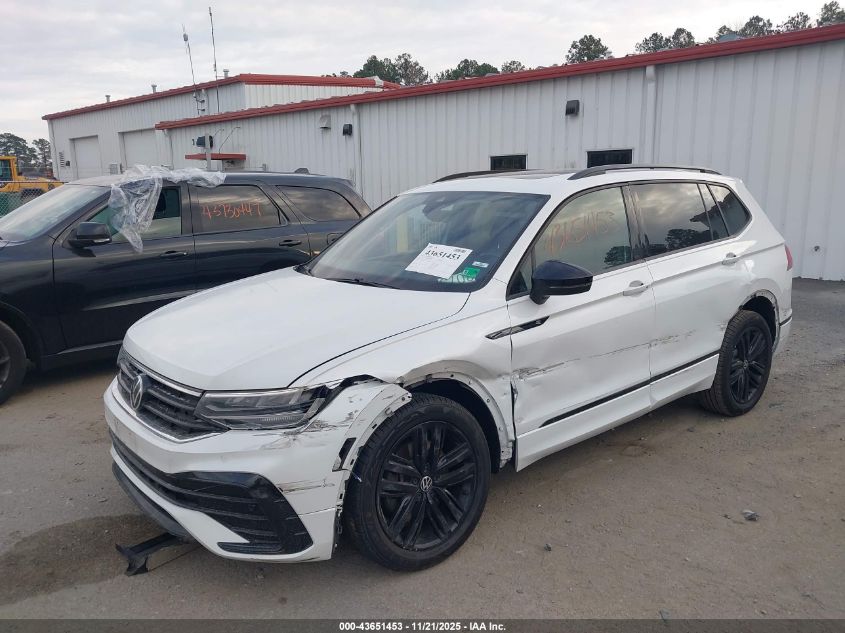 2022 Volkswagen Tiguan 2.0T Se R-Line Black VIN: 3VVCB7AX8NM115883 Lot: 43651453