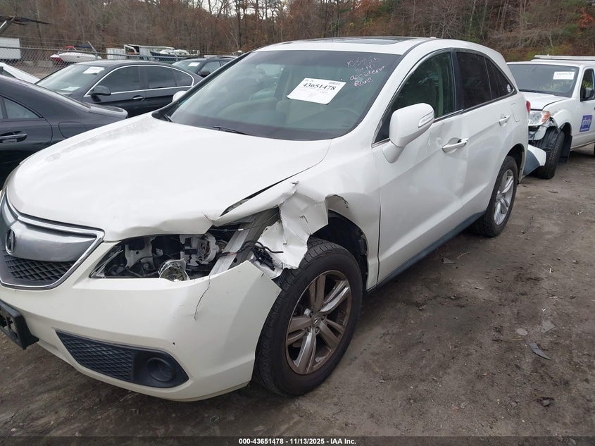 2014 Acura Rdx VIN: 5J8TB4H30EL025162 Lot: 43651478
