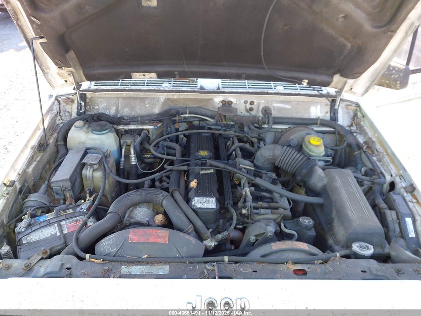 1995 Jeep Cherokee Se VIN: 1J4FJ28S9SL611035 Lot: 43651491