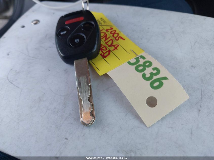 2005 Honda Accord 2.4 Lx VIN: 1HGCM56495A119371 Lot: 43651520