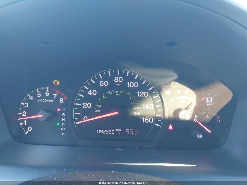 2005 Honda Accord 2.4 Lx VIN: 1HGCM56495A119371 Lot: 43651520