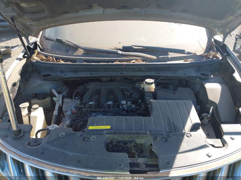 2009 Nissan Murano Sl VIN: JN8AZ18W29W207089 Lot: 43651547