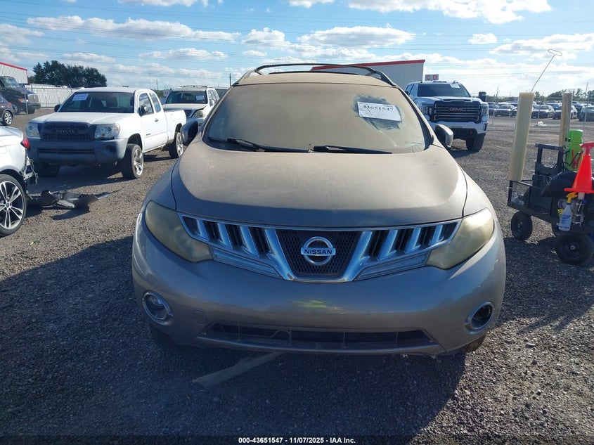 2009 Nissan Murano Sl VIN: JN8AZ18W29W207089 Lot: 43651547
