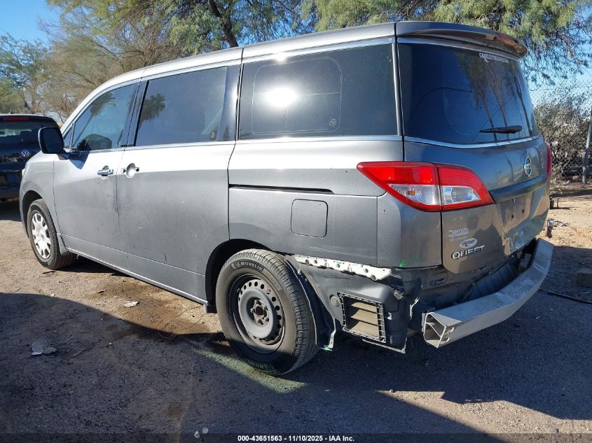 2014 Nissan Quest S VIN: JN8AE2KP5E9108441 Lot: 43651563