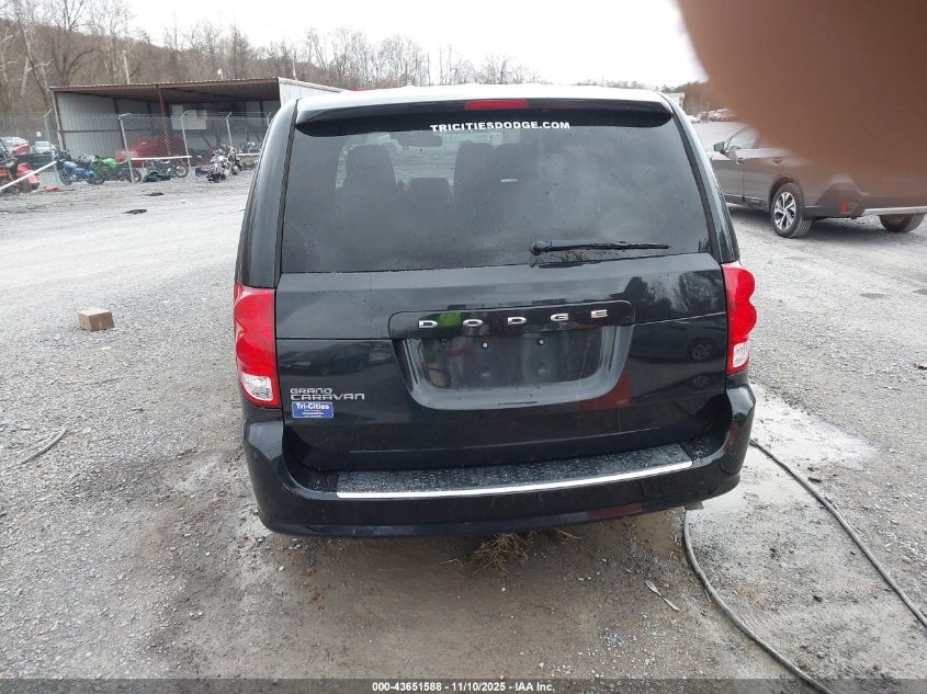 2019 Dodge Grand Caravan Se VIN: 2C4RDGBG5KR643449 Lot: 43651588