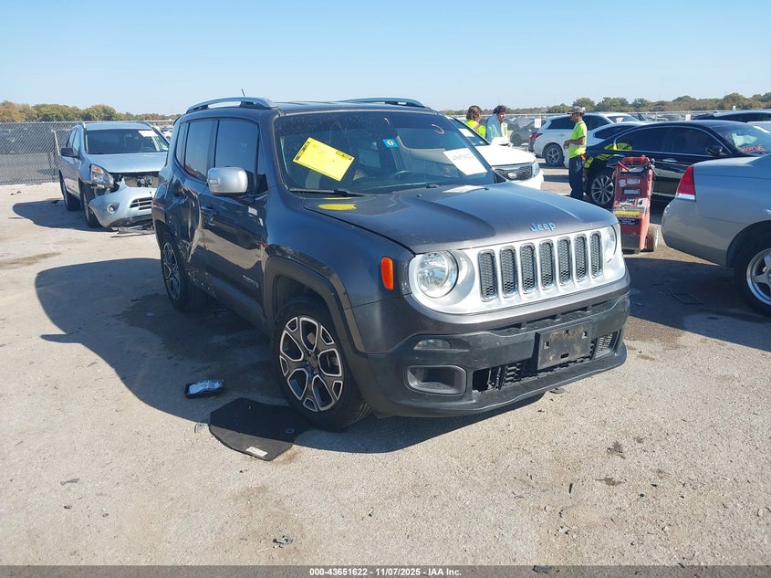 2016 JEEP RENEGADE LIMITED - ZACCJADT5GPC96285
