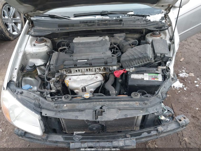 2008 Kia Spectra Ex VIN: KNAFE121085550902 Lot: 43651657