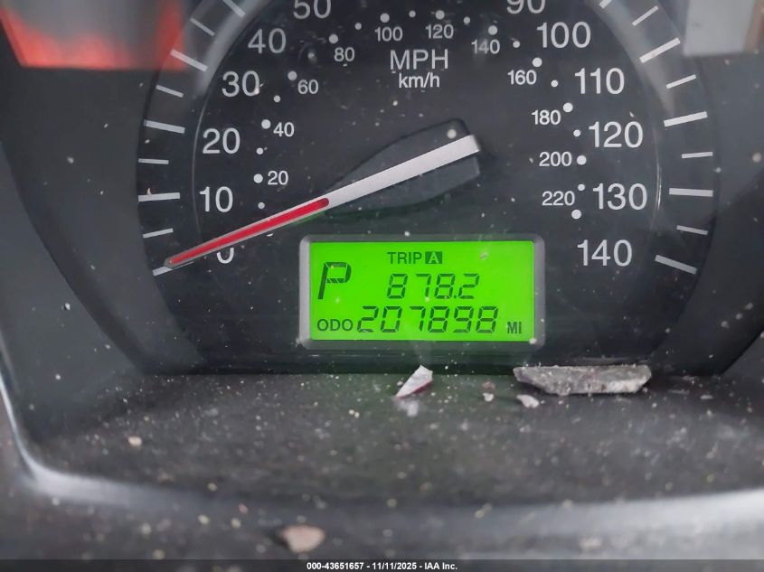 2008 Kia Spectra Ex VIN: KNAFE121085550902 Lot: 43651657