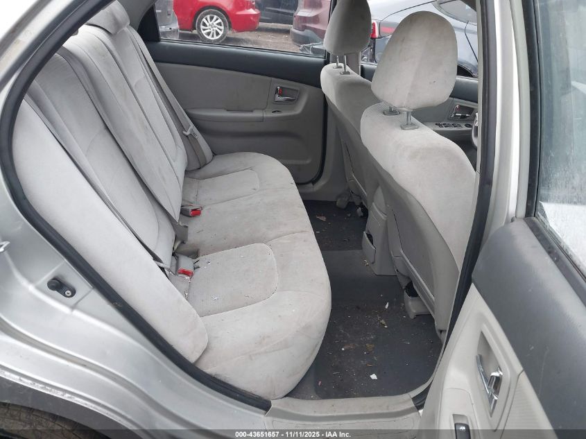 2008 Kia Spectra Ex VIN: KNAFE121085550902 Lot: 43651657