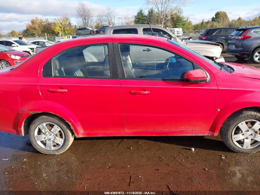 2009 Chevrolet Aveo Ls VIN: KL1TD56E89B369201 Lot: 43651672