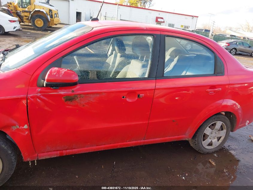 2009 Chevrolet Aveo Ls VIN: KL1TD56E89B369201 Lot: 43651672