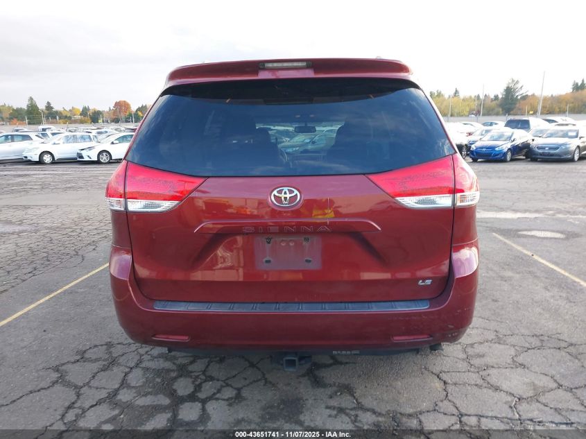 2011 Toyota Sienna Le V6 VIN: 5TDKK3DC2BS023014 Lot: 43651741