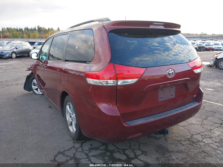 2011 Toyota Sienna Le V6 VIN: 5TDKK3DC2BS023014 Lot: 43651741