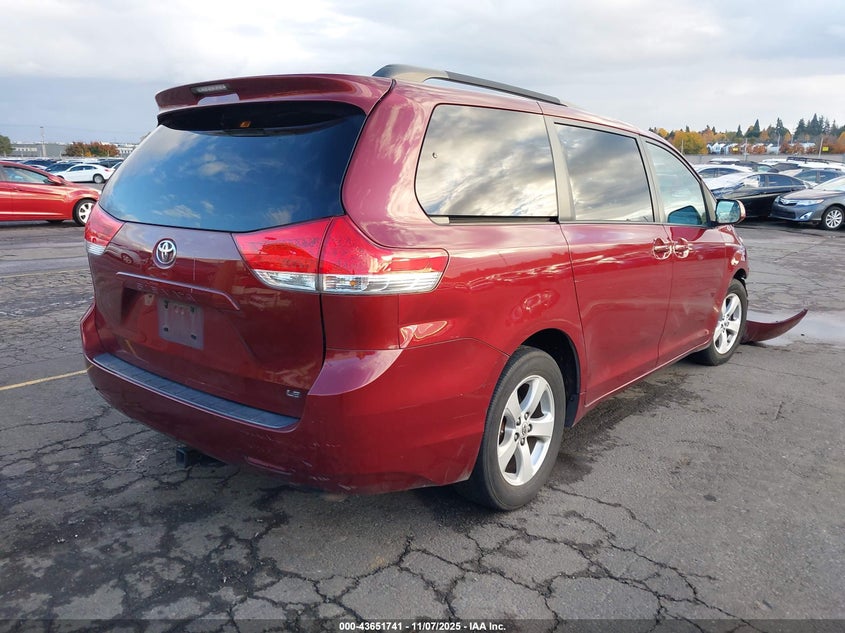 2011 Toyota Sienna Le V6 VIN: 5TDKK3DC2BS023014 Lot: 43651741