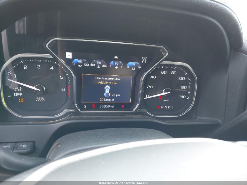 2019 GMC Sierra 1500 Denali VIN: 1GTU9FEL2KZ337474 Lot: 43651759