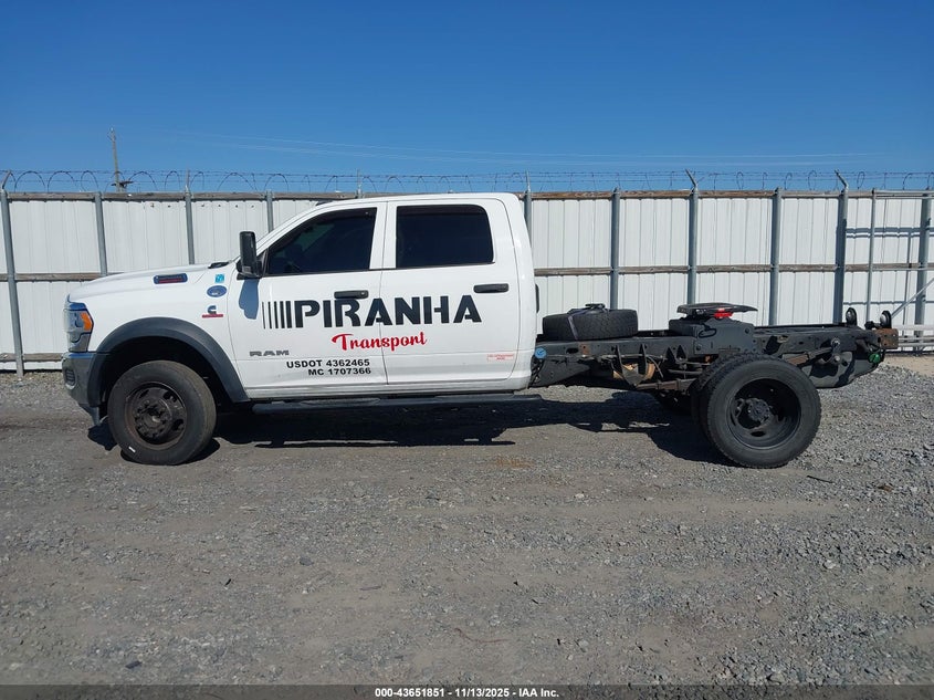 2020 Ram 4500 Chassis Tradesman/Slt/Laramie/Limited VIN: 3C7WRLEL0LG237434 Lot: 43651851