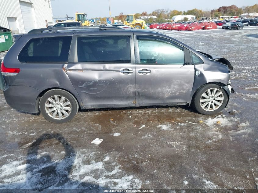 2011 Toyota Sienna Limited V6 VIN: 5TDYK3DC1BS175201 Lot: 43651857