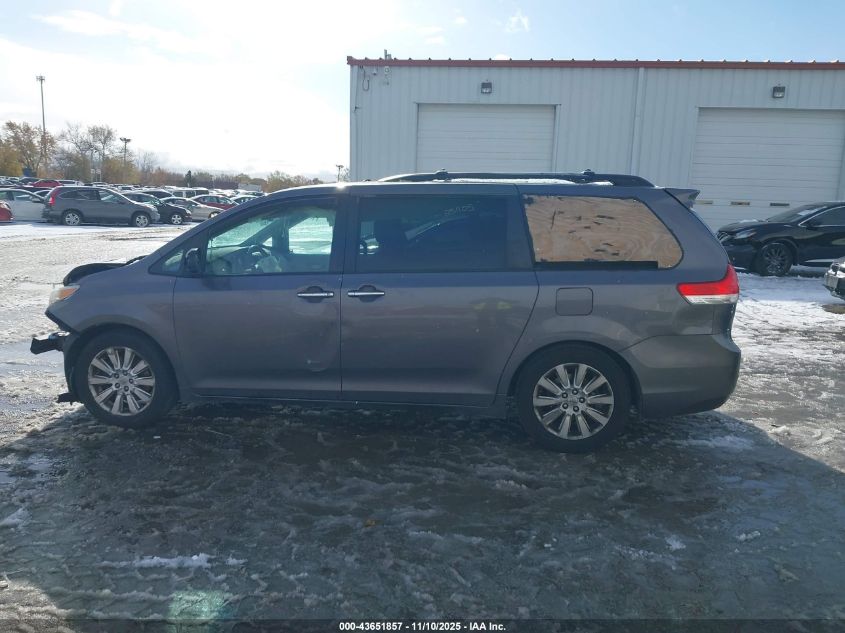 2011 Toyota Sienna Limited V6 VIN: 5TDYK3DC1BS175201 Lot: 43651857