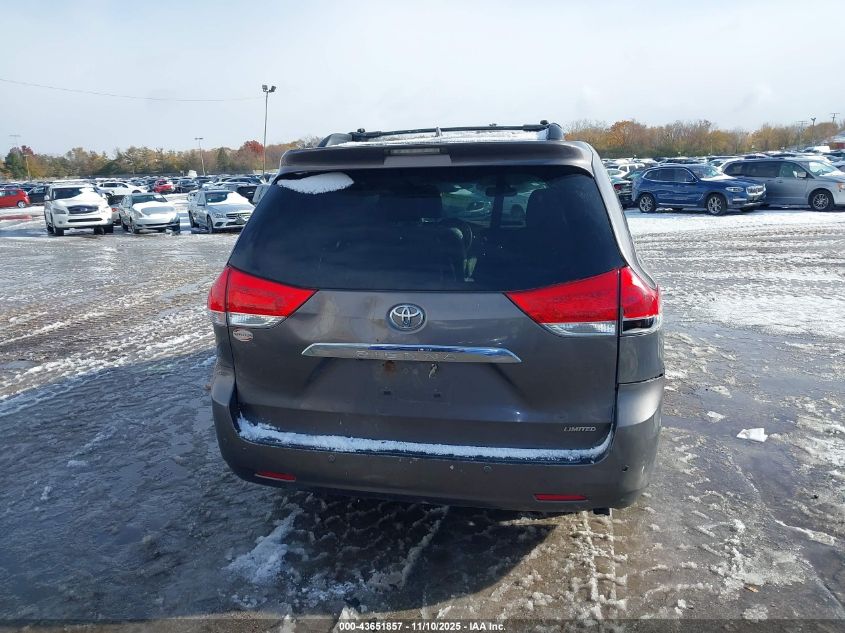 2011 Toyota Sienna Limited V6 VIN: 5TDYK3DC1BS175201 Lot: 43651857