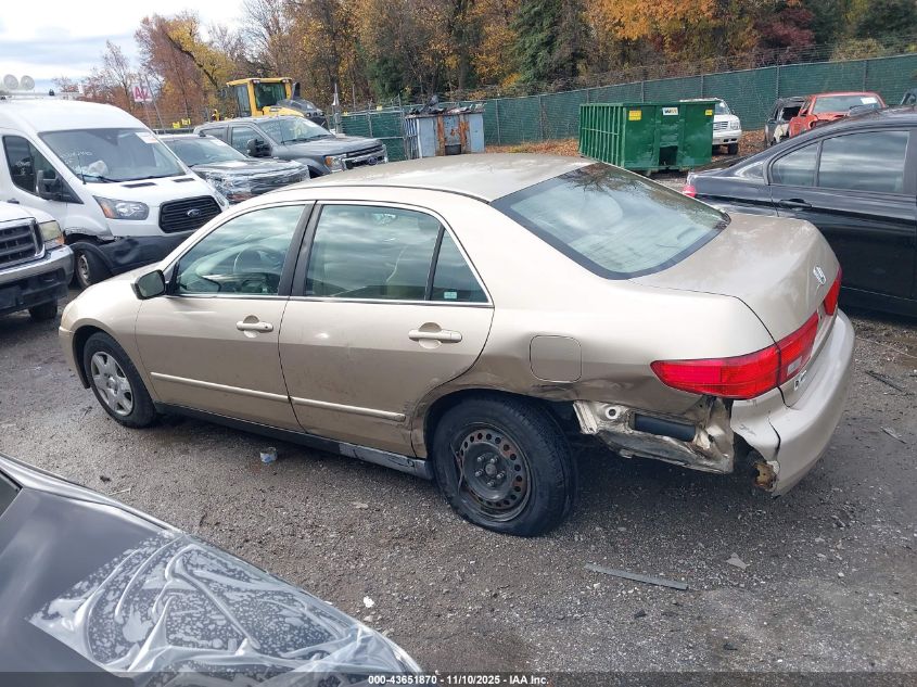 2005 Honda Accord 2.4 Lx VIN: 1HGCM56445A124042 Lot: 43651870