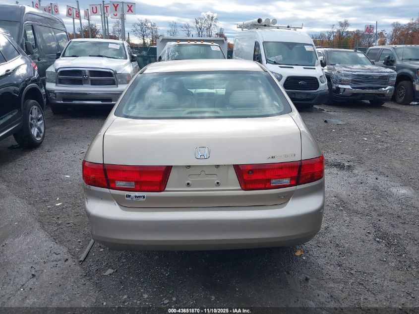 2005 Honda Accord 2.4 Lx VIN: 1HGCM56445A124042 Lot: 43651870