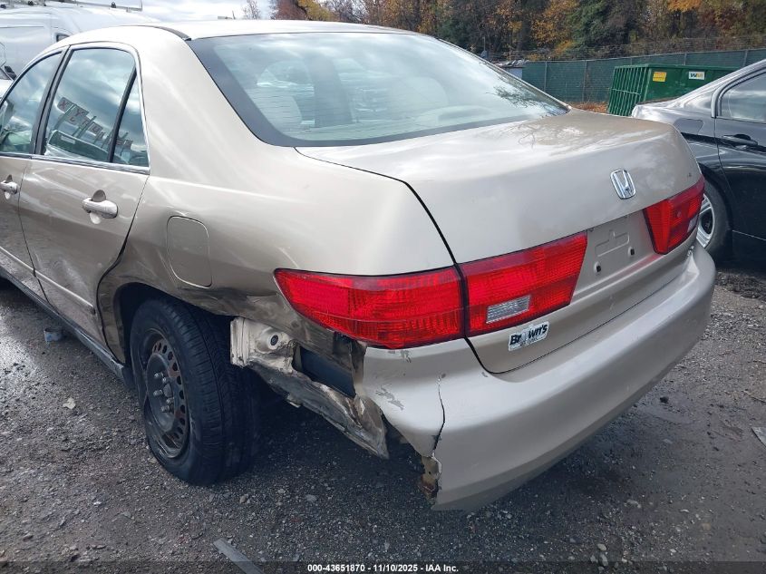 2005 Honda Accord 2.4 Lx VIN: 1HGCM56445A124042 Lot: 43651870