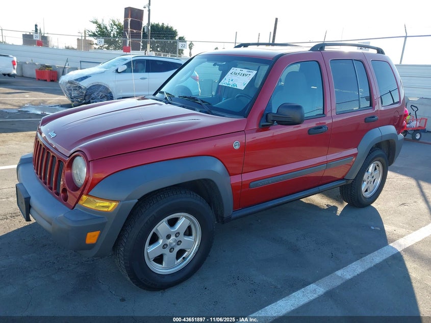 1J4GL48K96W119314 2006 JEEP LIBERTY (NORTH AMERICA) photo no. 2
