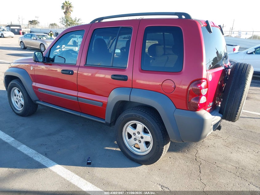 1J4GL48K96W119314 2006 JEEP LIBERTY (NORTH AMERICA) photo no. 3