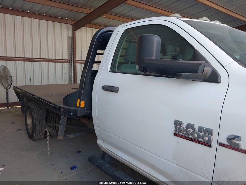 2018 Ram 3500 Chassis Tradesman/Slt VIN: 3C7WRTBL3JG312905 Lot: 43651903